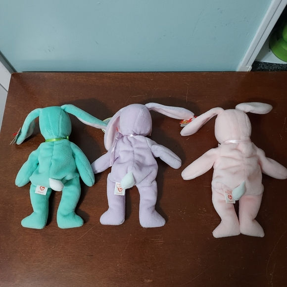 Hippity, Hoppity and Floppity beanie babies - Picture 8 of 8